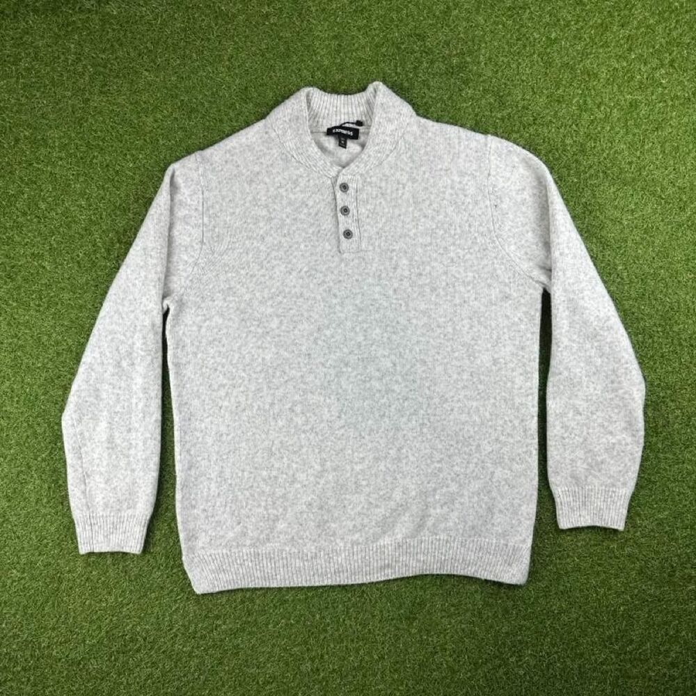 Express Men's Grey Jumper